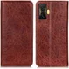 Xiaomi Poco F4 GT Hoesje Portemonnee Book Case Kunstleer Bruin afbeelding 3