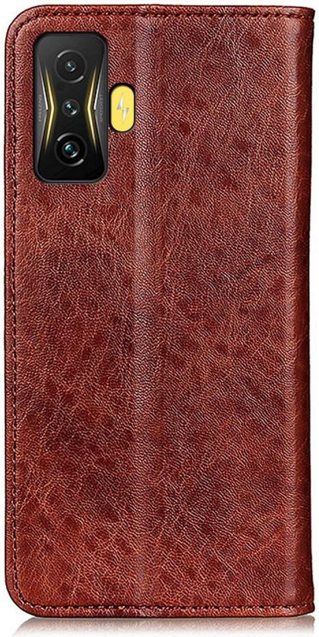 Xiaomi Poco F4 GT Hoesje Portemonnee Book Case Kunstleer Bruin afbeelding 8