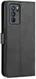 AZNS Oppo Reno 6 5G Hoesje Portemonnee Book Case Kunstleer Zwart afbeelding 4