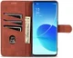 AZNS Oppo Reno 6 5G Hoesje Portemonnee Book Case Kunstleer Zwart afbeelding 7