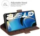 Realme GT 2 Hoesje Portemonnee Book Case Kunstleer Bruin afbeelding 5