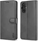 AZNS Oppo Reno 8 Lite Hoesje Wallet Book Case Kunstleer Zwart afbeelding 3