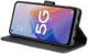 AZNS Oppo Reno 8 Lite Hoesje Wallet Book Case Kunstleer Zwart afbeelding 5