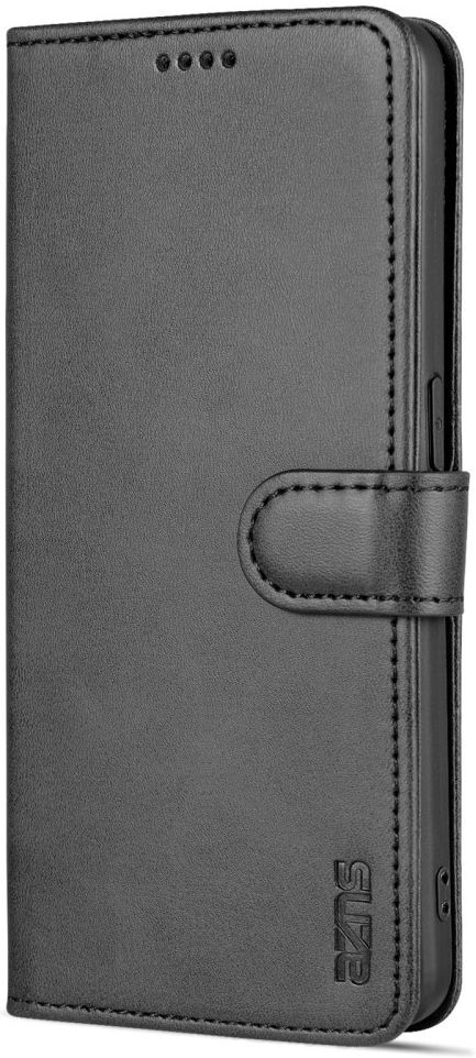 AZNS Oppo Reno 8 Lite Hoesje Wallet Book Case Kunstleer Zwart afbeelding 7