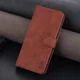 AZNS Oppo Reno 8 Lite Hoesje Wallet Book Case Kunstleer Bruin afbeelding 6