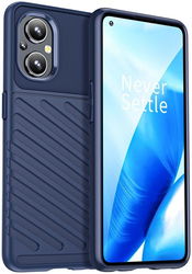 Oppo Reno 8 Lite Hoesje TPU Thunder Design Back Cover Blauw afbeelding