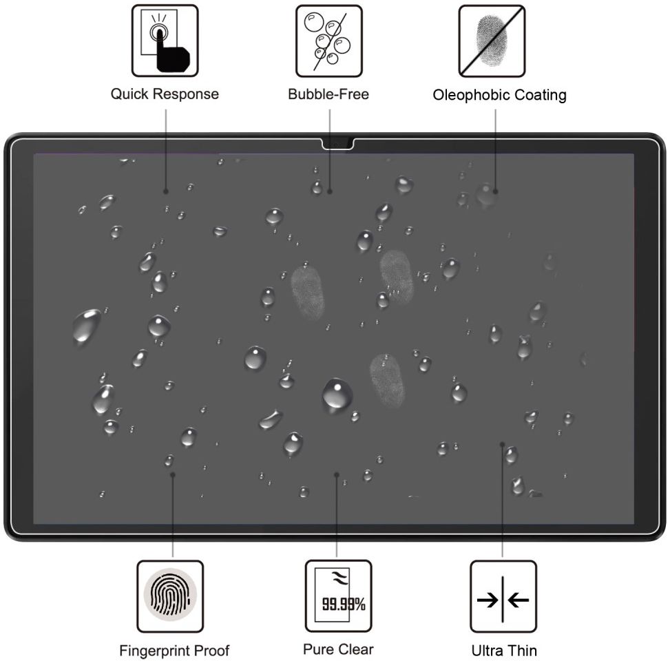 Lenovo Tab M10 Plus Gen 3 (10.6) Screen Protector Anti-Blue Light afbeelding 4