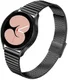 Universeel Smartwatch 20MM Bandje - Metaal - met Dubbele Gesp - Zwart afbeelding 1