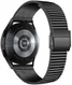 Universeel Smartwatch 20MM Bandje - Metaal - met Dubbele Gesp - Zwart afbeelding 2