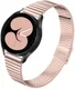 Universeel Smartwatch 20MM Bandje - Metaal - met Dubbele Gesp - Roze afbeelding 1