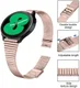 Universeel Smartwatch 20MM Bandje - Metaal - met Dubbele Gesp - Roze afbeelding 4
