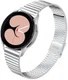 Universeel Smartwatch 20MM Bandje - Metaal - met Dubbele Gesp - Zilver afbeelding 1