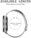 Universeel Smartwatch 20MM Bandje - Metaal - met Dubbele Gesp - Zilver afbeelding 5
