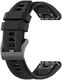 Universeel Garmin QuickFit 20MM Bandje Siliconen Gespsluiting Zwart afbeelding 4