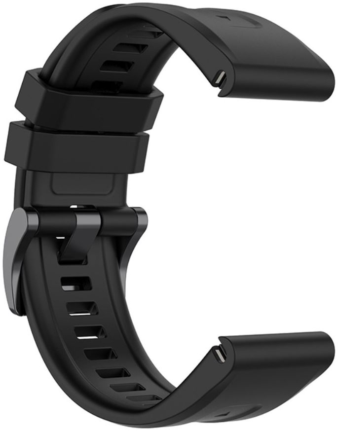 Universeel Garmin QuickFit 20MM Bandje Siliconen Gespsluiting Zwart afbeelding 5