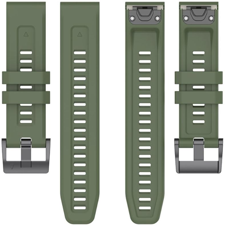 Universeel Garmin QuickFit 22MM Bandje Siliconen Gespsluiting Groen afbeelding 3