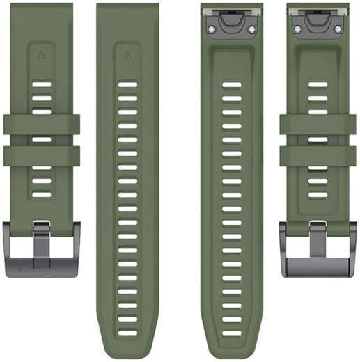 Universeel Garmin QuickFit 22MM Bandje Siliconen Gespsluiting Groen afbeelding 3