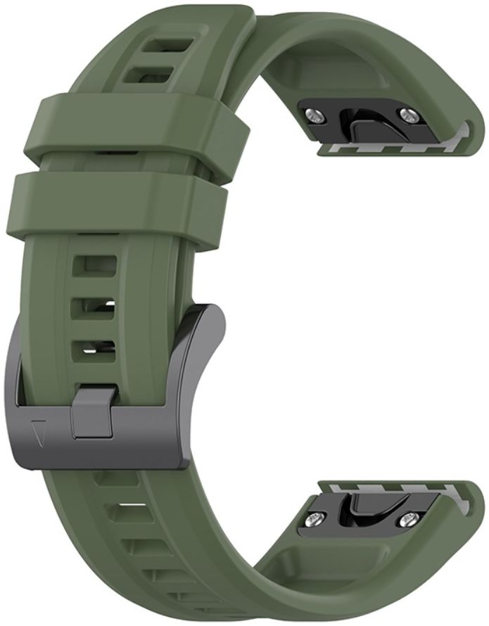 Universeel Garmin QuickFit 22MM Bandje Siliconen Gespsluiting Groen afbeelding 4