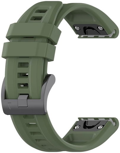 Universeel Garmin QuickFit 22MM Bandje Siliconen Gespsluiting Groen afbeelding 4