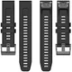 Universeel Garmin QuickFit 22MM Bandje Siliconen Gespsluiting Zwart afbeelding 3