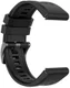 Universeel Garmin QuickFit 22MM Bandje Siliconen Gespsluiting Zwart afbeelding 5