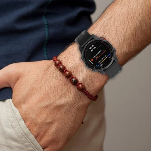 Universeel Garmin QuickFit 22MM Bandje Siliconen Gespsluiting Roze afbeelding 9