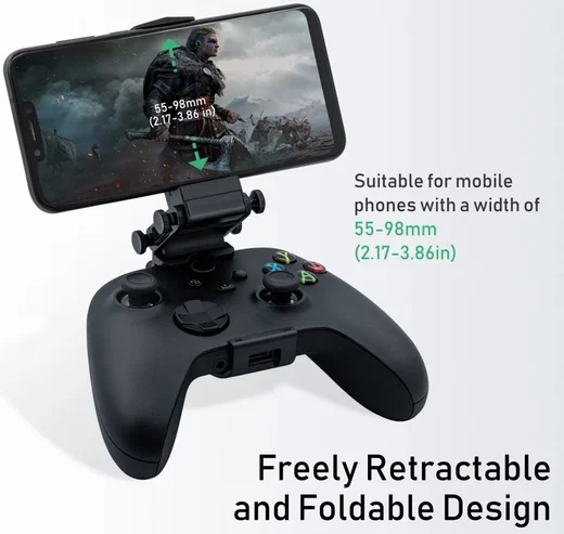 Verstelbare Gaming Smartphone Telefoonhouder voor Xbox Controllers afbeelding 3