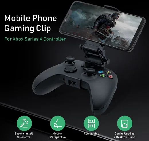 Verstelbare Gaming Smartphone Telefoonhouder voor Xbox Controllers afbeelding 4
