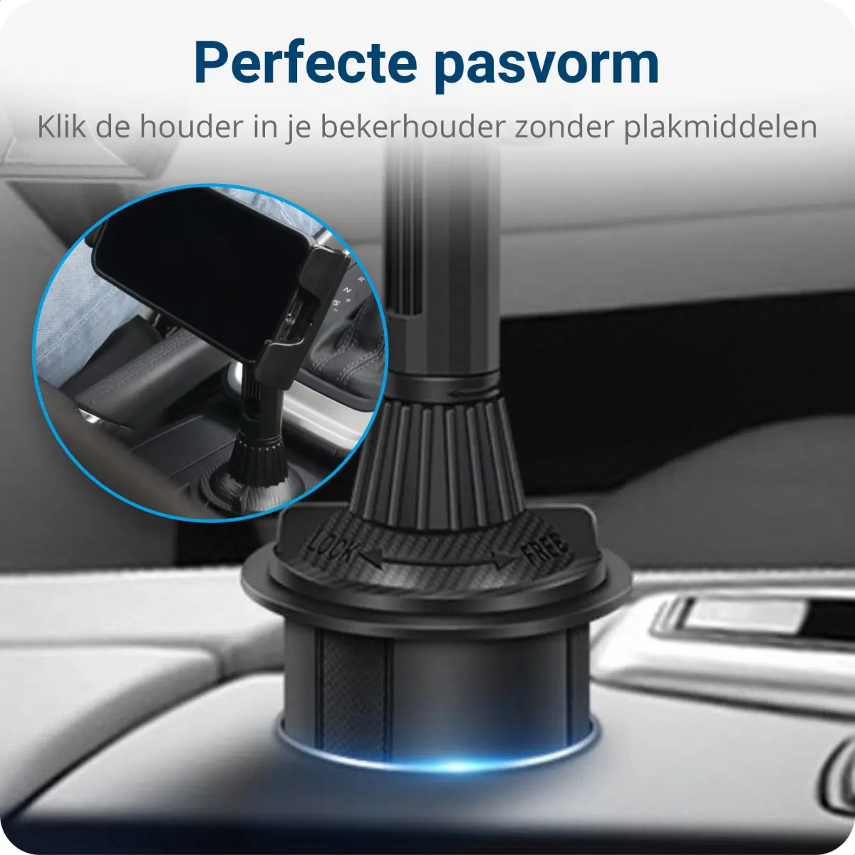 Universele Telefoon/Tablet/iPad Houder 4 tot 13 Inch Bekerhouder Auto afbeelding 5