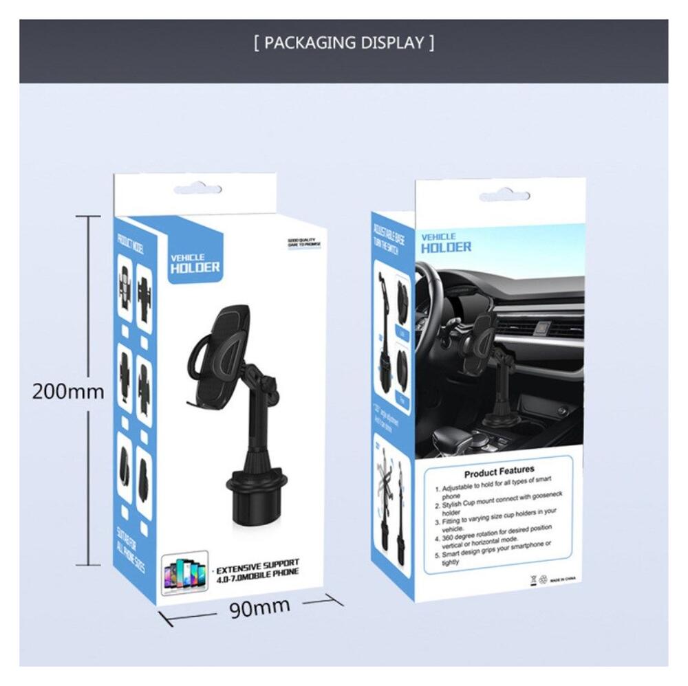 Universele Telefoon/Tablet/iPad Houder 4 tot 13 Inch Bekerhouder Auto afbeelding 14