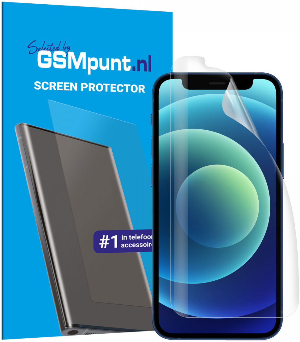Apple iPhone 12 Mini Display Folie Case Friendly Screenprotector afbeelding 1