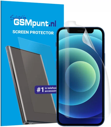 Apple iPhone 12 Mini Display Folie Case Friendly Screenprotector afbeelding 1