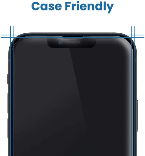 Apple iPhone 12 Mini Display Folie Case Friendly Screenprotector afbeelding 4