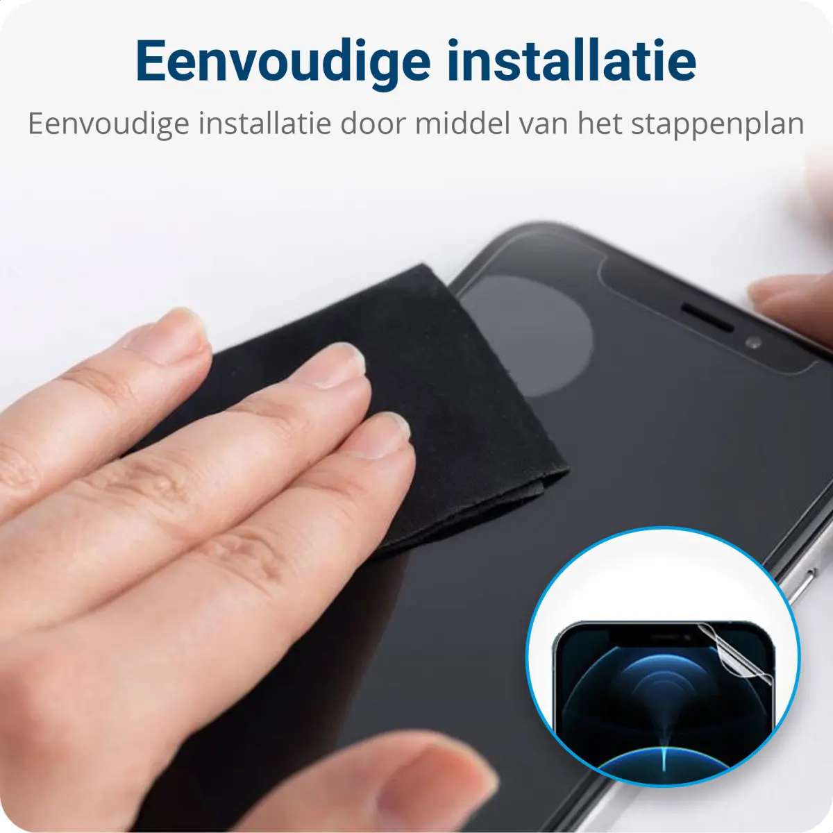 Apple iPhone 13/13 Pro Display Folie Case Friendly Screenprotector afbeelding 2