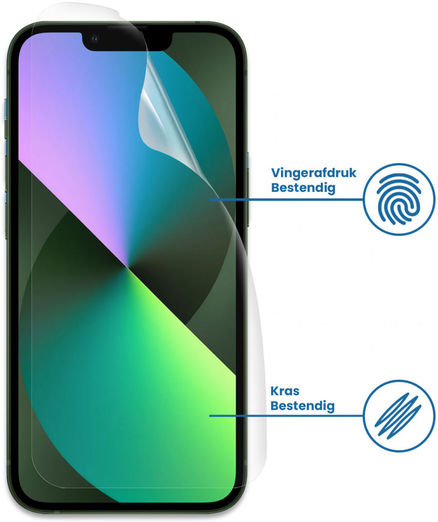 Apple iPhone 13/13 Pro Display Folie Case Friendly Screenprotector afbeelding 3