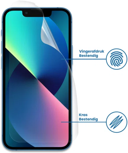 Apple iPhone 13 Mini Display Folie Case Friendly Screenprotector afbeelding 2