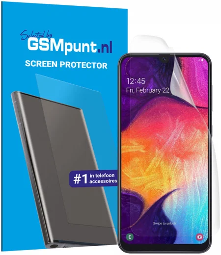 Samsung Galaxy A50 Display Folie Case Friendly Screenprotector afbeelding 1