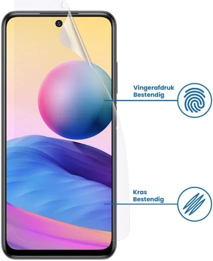 Xiaomi Redmi Note 10 5G Display Folie Screenprotector afbeelding 2