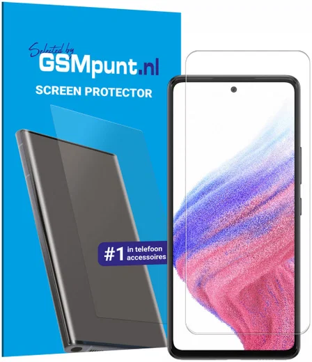 Samsung Galaxy A53 5G Tempered Glass Case Friendly Screenprotector afbeelding 1