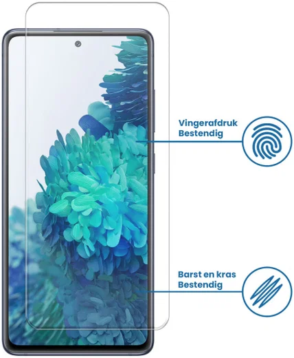 Samsung Galaxy S20 FE Tempered Glass Case Friendly Screenprotector afbeelding 2