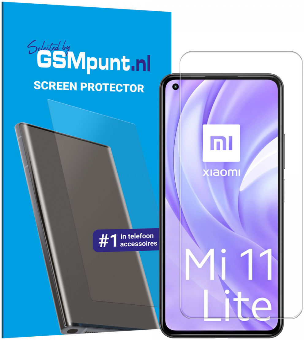 Xiaomi Mi 11 Lite 4G Tempered Glass Case Friendly Screenprotector afbeelding 1