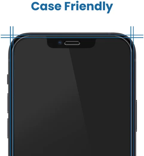 Xiaomi Mi 11 Lite 4G Tempered Glass Case Friendly Screenprotector afbeelding 3
