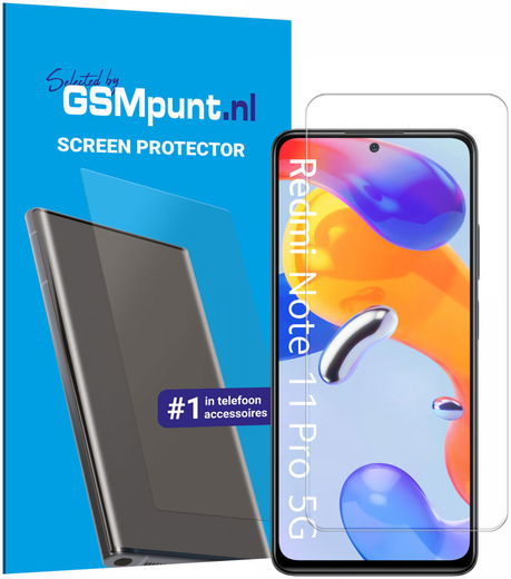 Xiaomi Redmi Note 11 Pro 5G Tempered Glass Screenprotector afbeelding 1