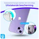 Apple iPhone 14 Hoesje Dun TPU Back Cover Transparant afbeelding 2