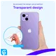 Apple iPhone 14 Hoesje Dun TPU Back Cover Transparant afbeelding 4