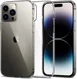 Apple iPhone 14 Pro Hoesje Dun TPU Back Cover Transparant afbeelding 2