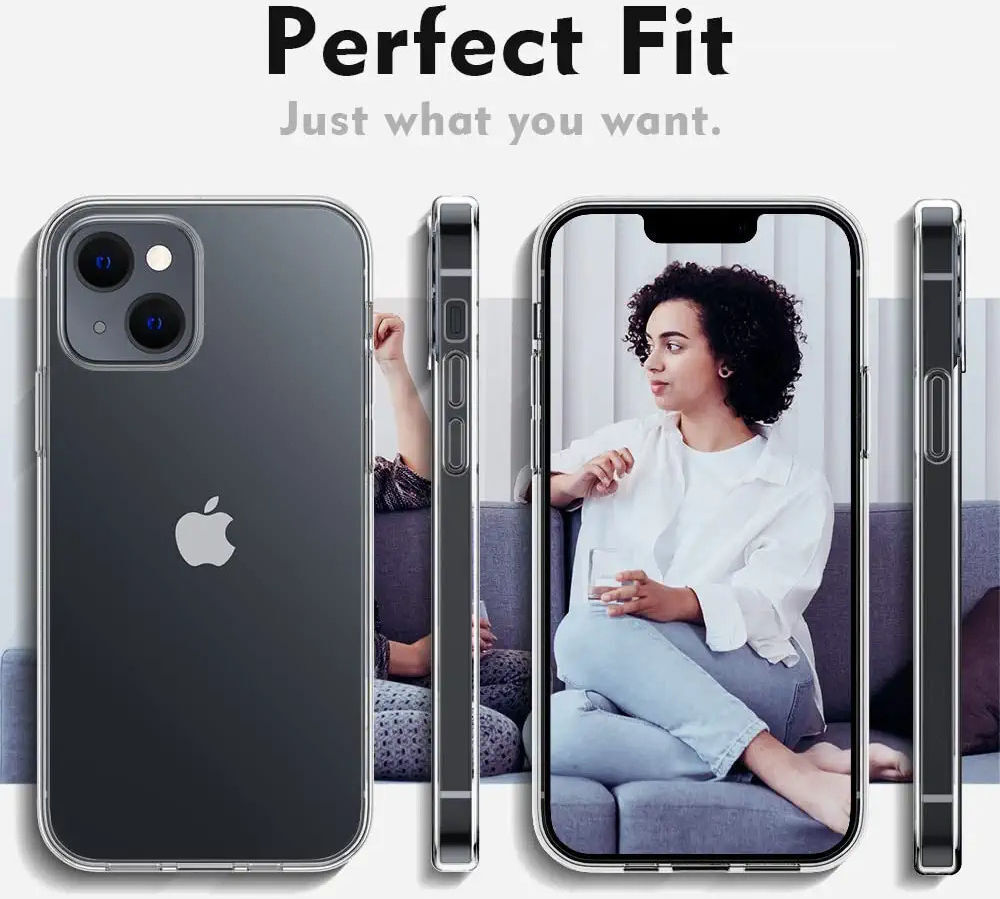Apple iPhone 14 Plus Hoesje Dun TPU Back Cover Transparant afbeelding 4