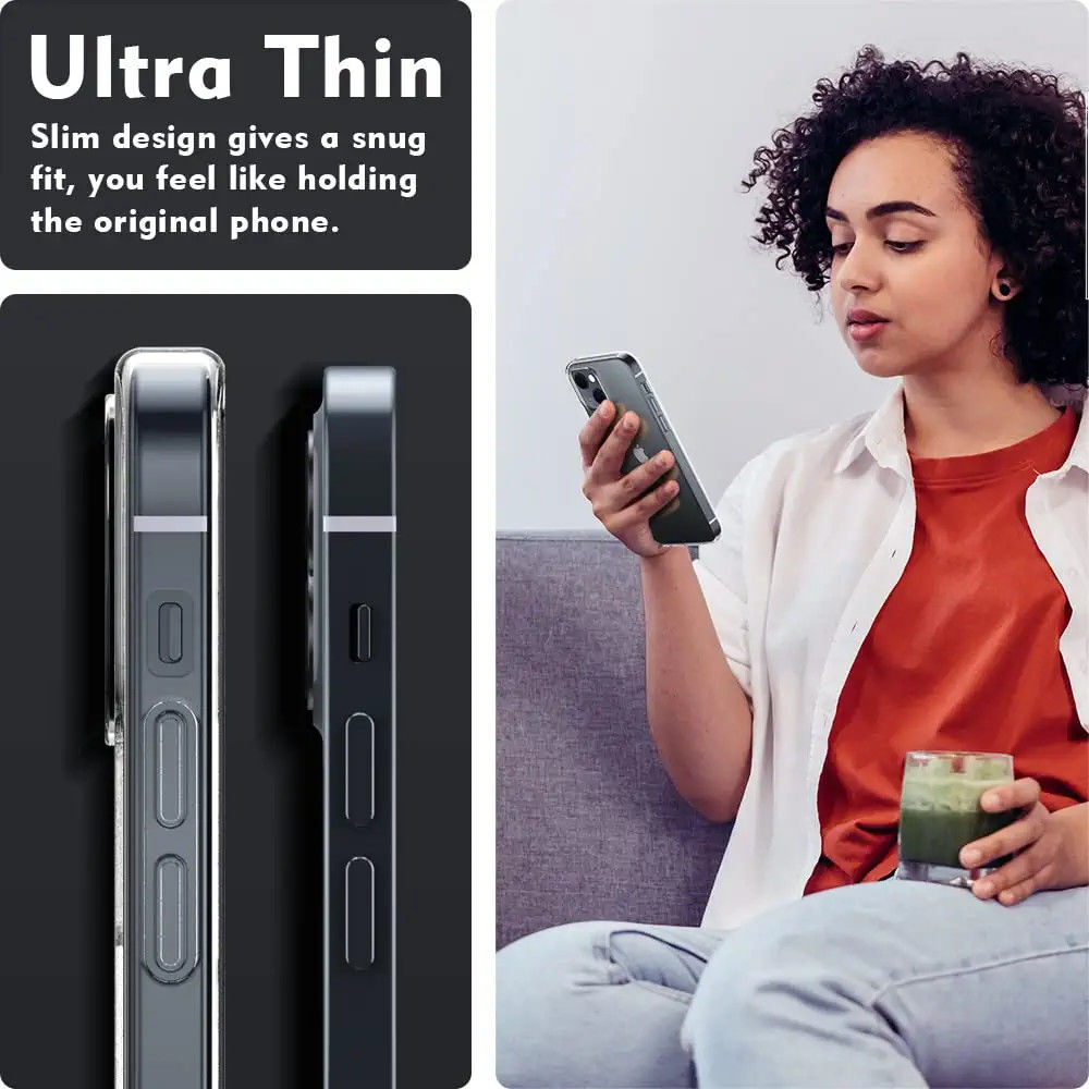 Apple iPhone 14 Plus Hoesje Dun TPU Back Cover Transparant afbeelding 5