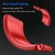 Apple iPhone 14 Hoesje Geborsteld TPU Flexibele Back Cover Rood afbeelding 6