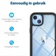 Apple iPhone 14 Hoesje Full Protect 360° Cover Hybride Blauw afbeelding 5